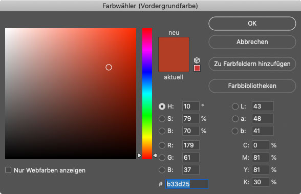 Photoshop-Farbwähler