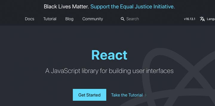react