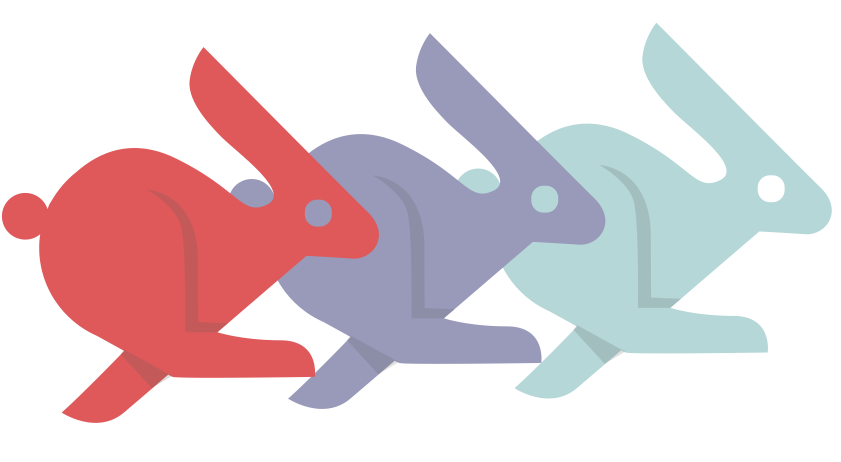 running rabbits